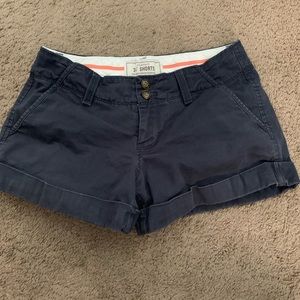 Navy blue shorts